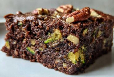 Paleo Zucchini Brownies with Pecans