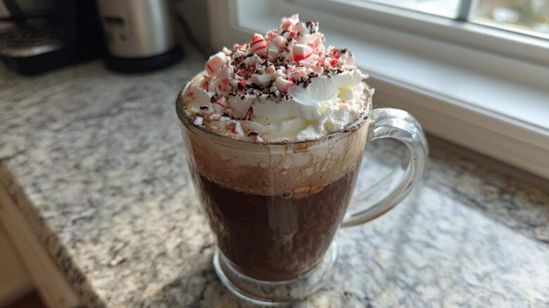 Peppermint Mocha Latte (Sugar-free)