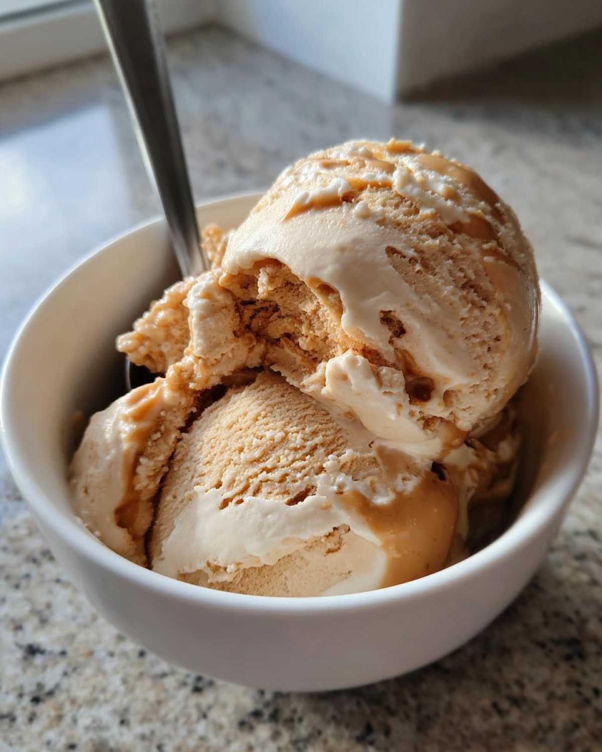 Protein Peanut Butter Banana Ice Cream - detail 4