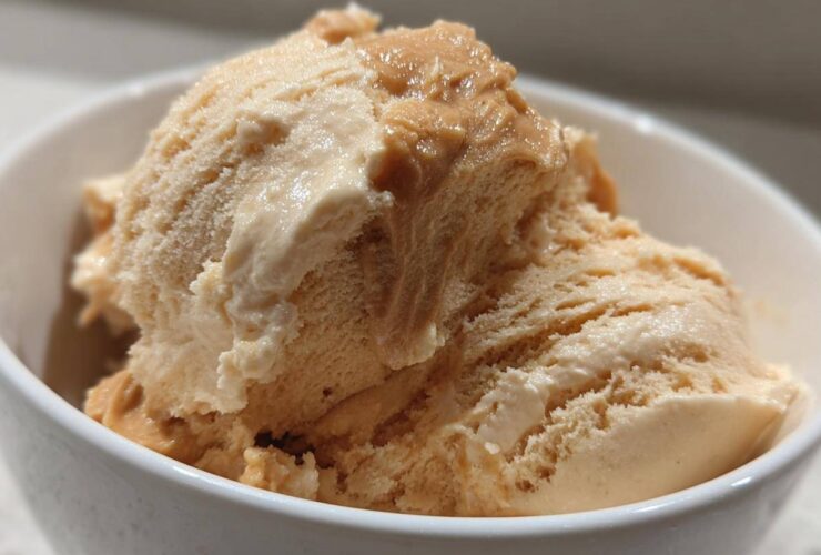 Protein Peanut Butter Banana Ice Cream