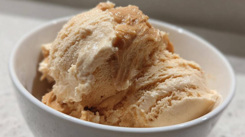 Protein Peanut Butter Banana Ice Cream