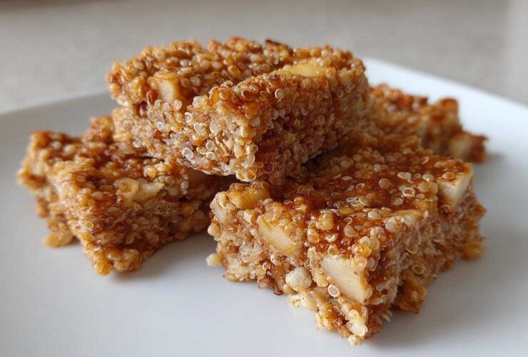Quinoa Apple Cinnamon Breakfast Bars