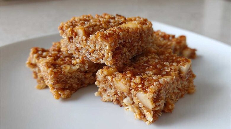 Quinoa Apple Cinnamon Breakfast Bars