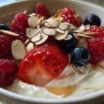 Red Berry Almond Yogurt Bowl