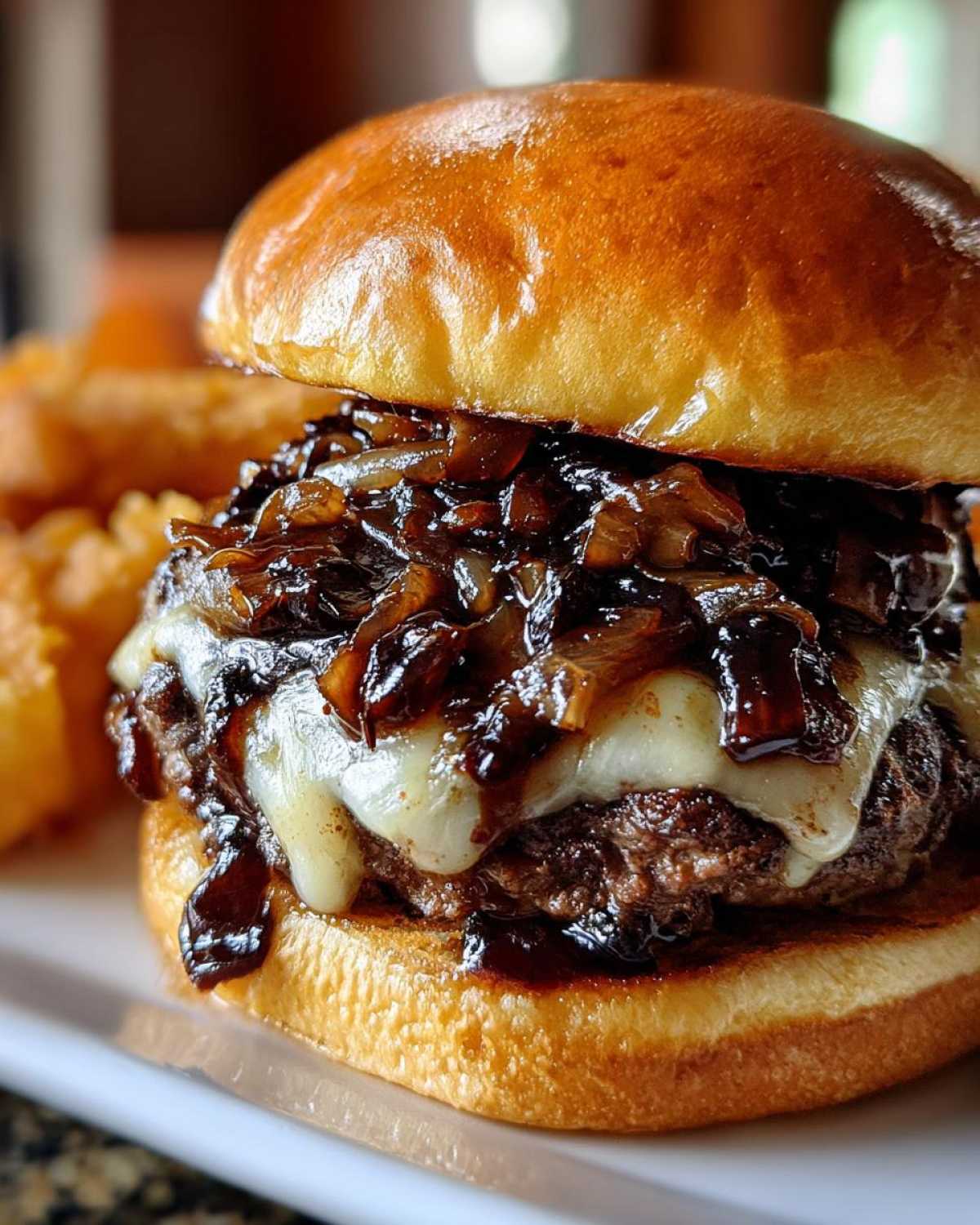 Red Wine Mushroom Burger - detail 1