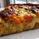 Roasted Vegetable Quiche (Crustless)