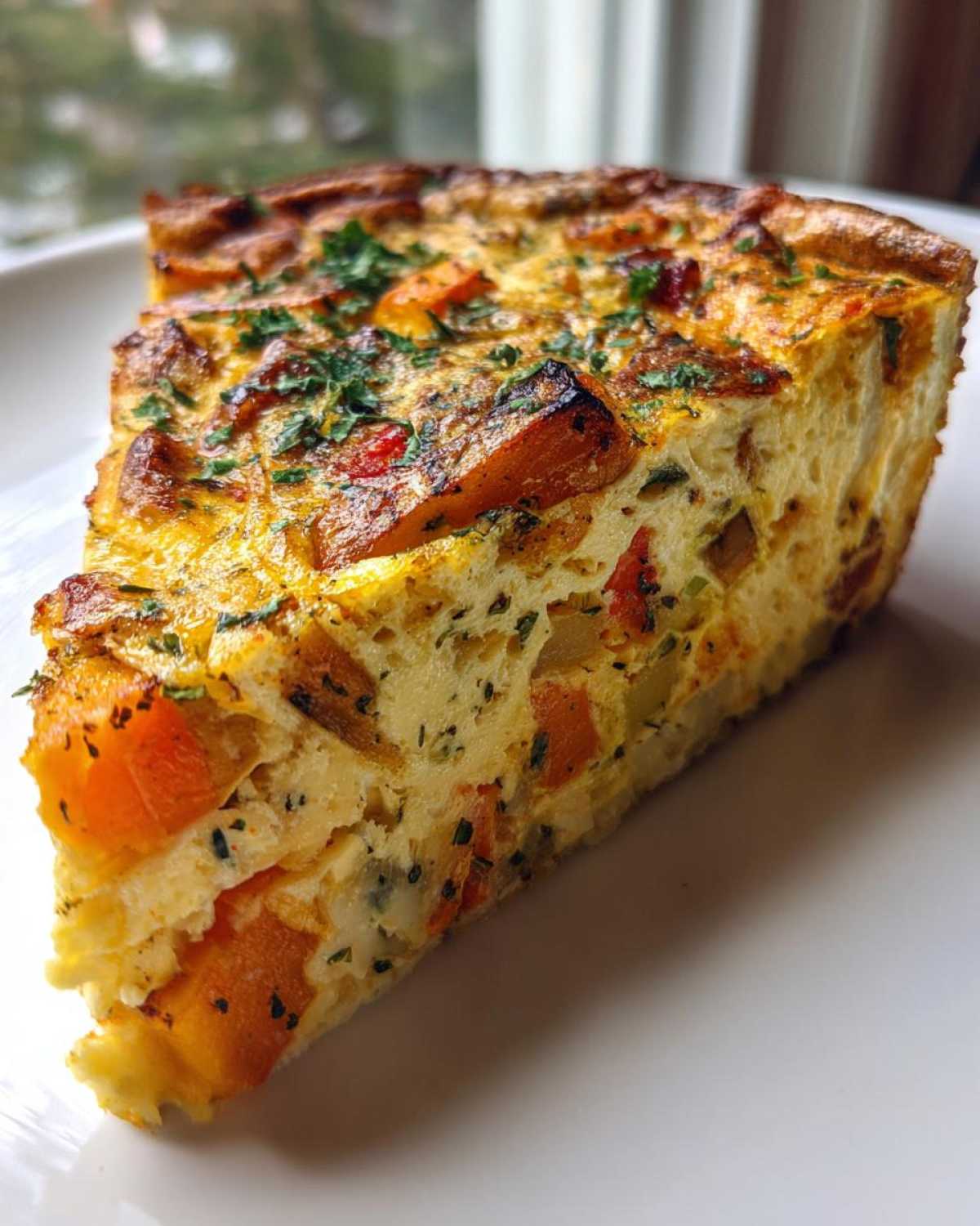 Roasted Vegetable Quiche (Crustless) - detail 3