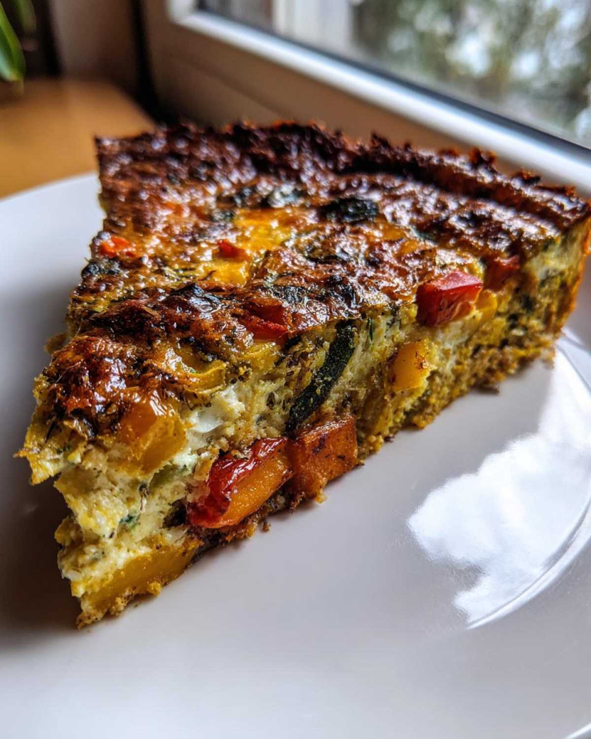 Roasted Vegetable Quiche (Crustless) - detail 4
