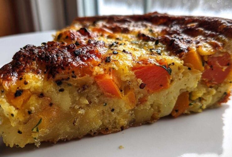 Roasted Vegetable Quiche (Crustless)