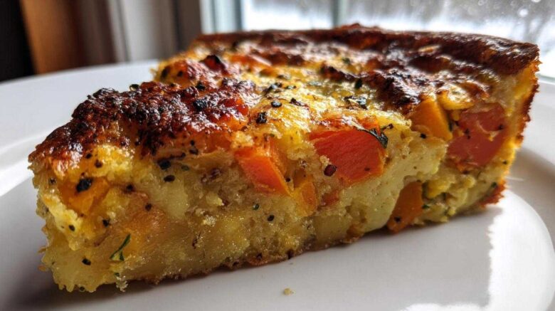 Roasted Vegetable Quiche (Crustless)