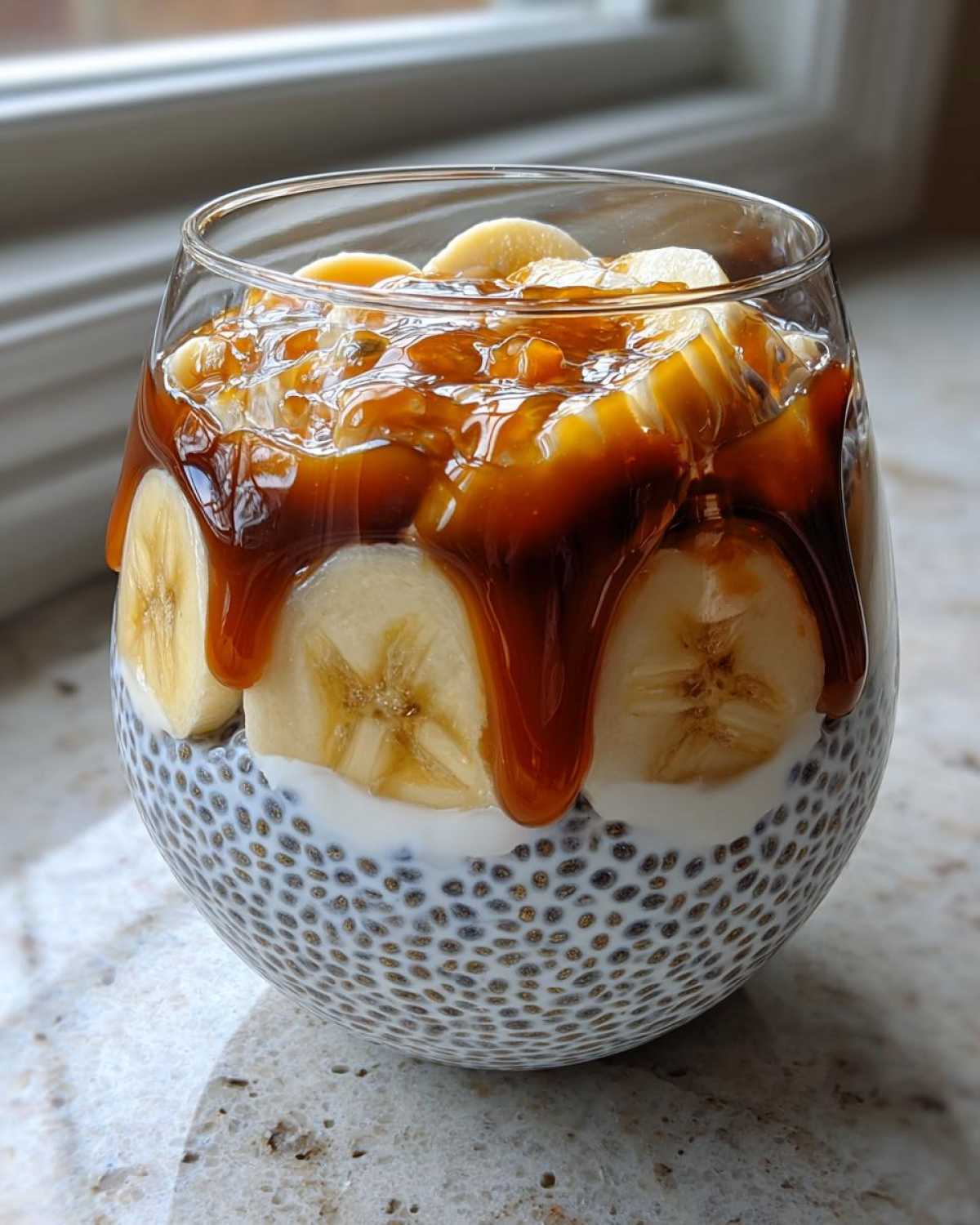 Salted Caramel Chia Pudding - detail 3