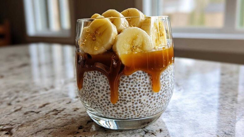Salted Caramel Chia Pudding