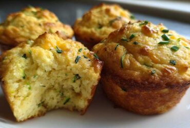 Savory Cornbread and Zucchini Muffins