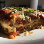 Savory Eggplant Parmesan Bake