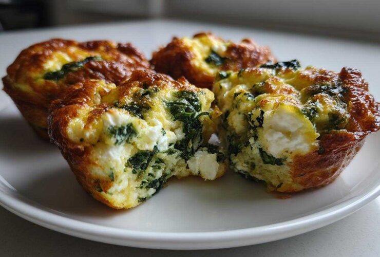Savory Spinach and Feta Egg Muffins