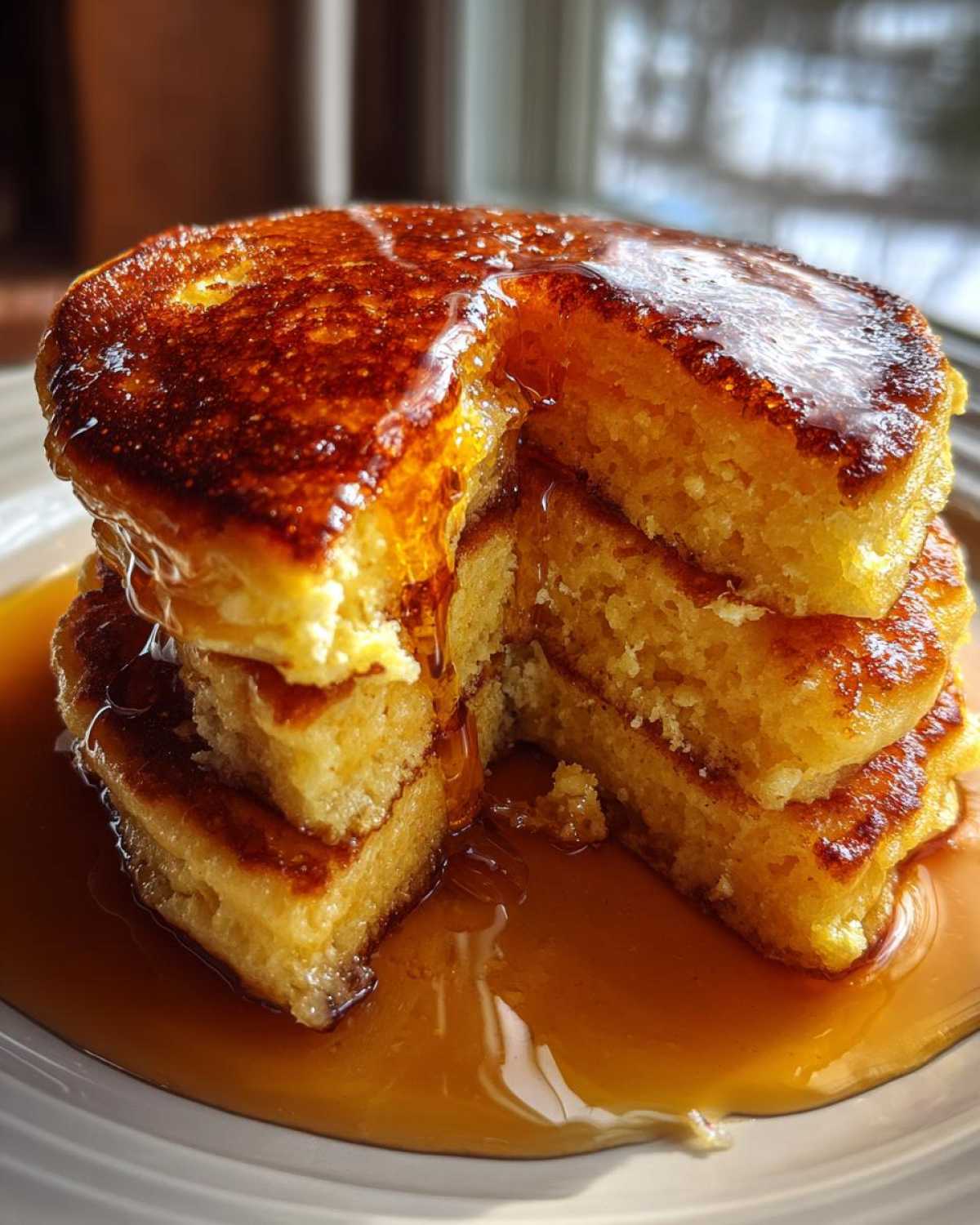 Secret Smoky Maple Bourbon Pancakes - detail 1