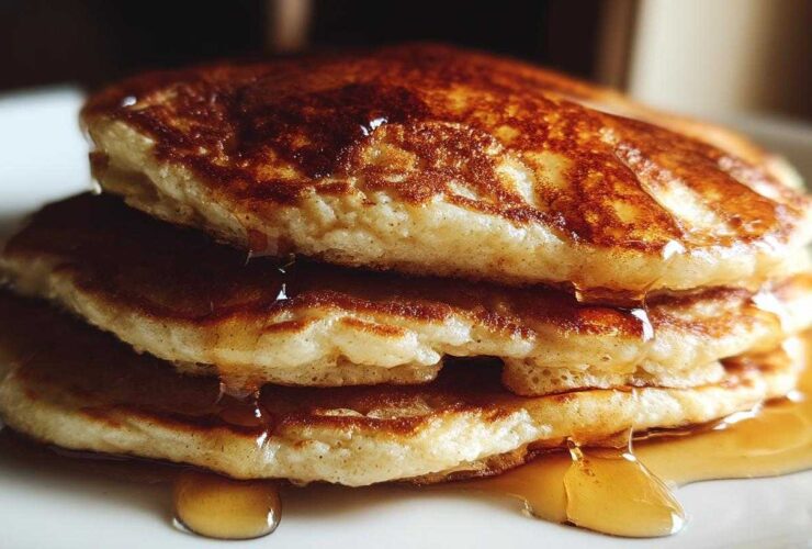 Secret Smoky Maple Bourbon Pancakes