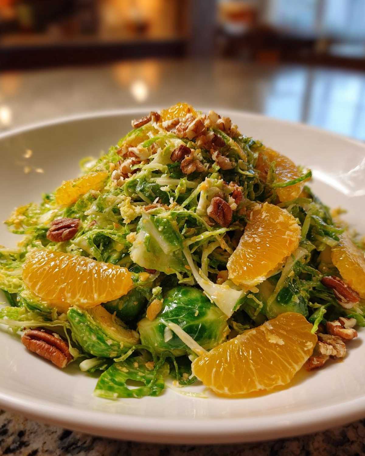 Shaved Brussels Sprouts Salad with Citrus - detail 3