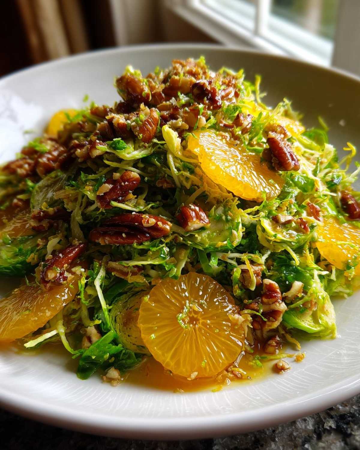Shaved Brussels Sprouts Salad with Citrus - detail 4