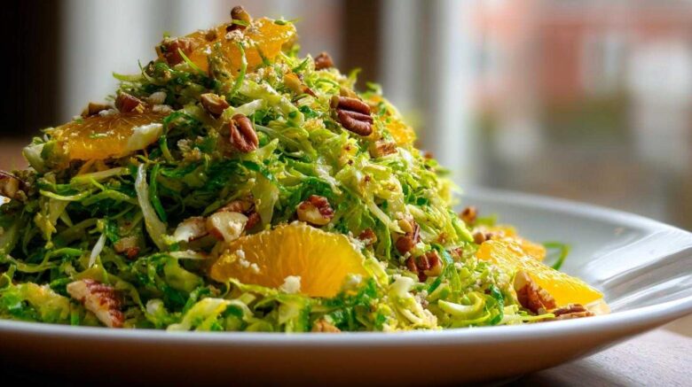 Shaved Brussels Sprouts Salad with Citrus