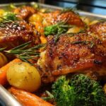 Sheet Pan Garlic Rosemary Chicken
