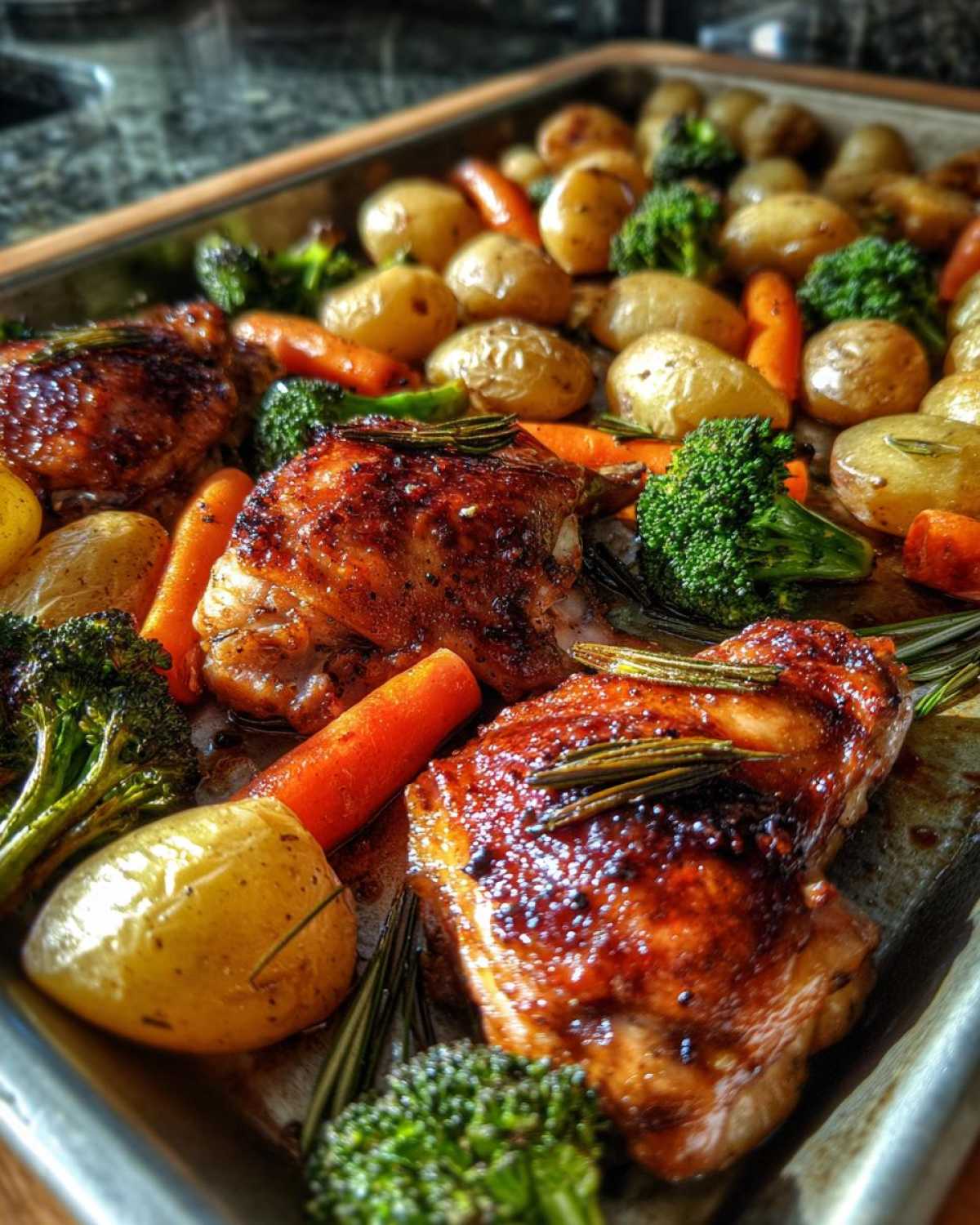 Sheet Pan Garlic Rosemary Chicken - detail 2