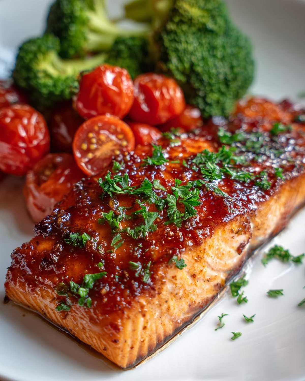 Sheet Pan Honey Garlic Salmon - detail 1