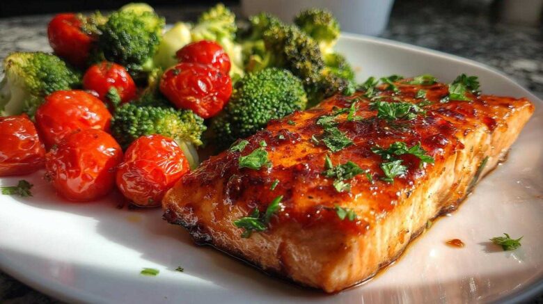 Sheet Pan Honey Garlic Salmon