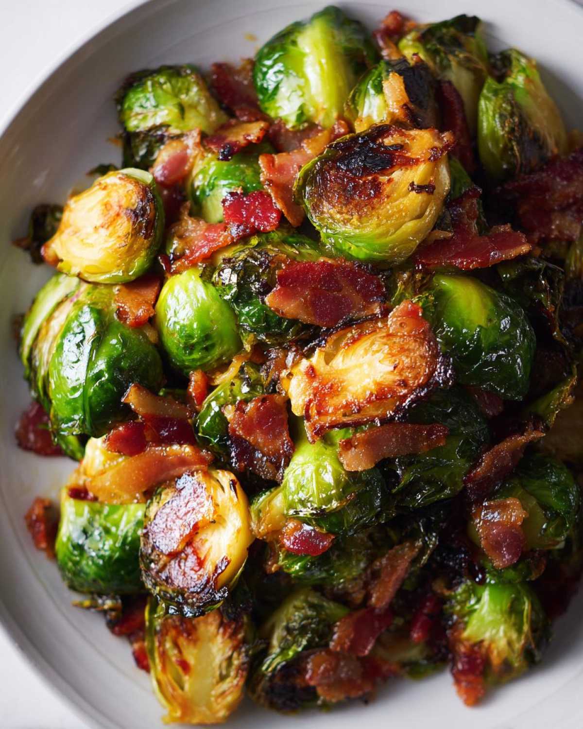 Sheet Pan Maple Dijon Bacon Brussels - detail 4