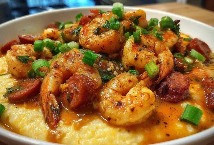 Shrimp and Grits with Andouille