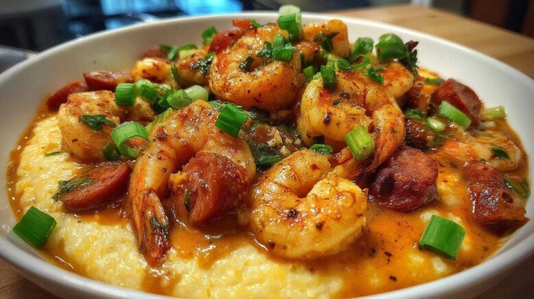 Shrimp and Grits with Andouille