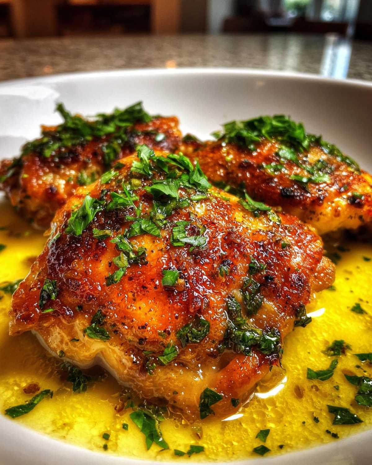Skillet Lemon Garlic Chicken Thighs - detail 4