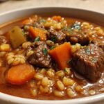 Slow Cooker Beef and Barley Stew