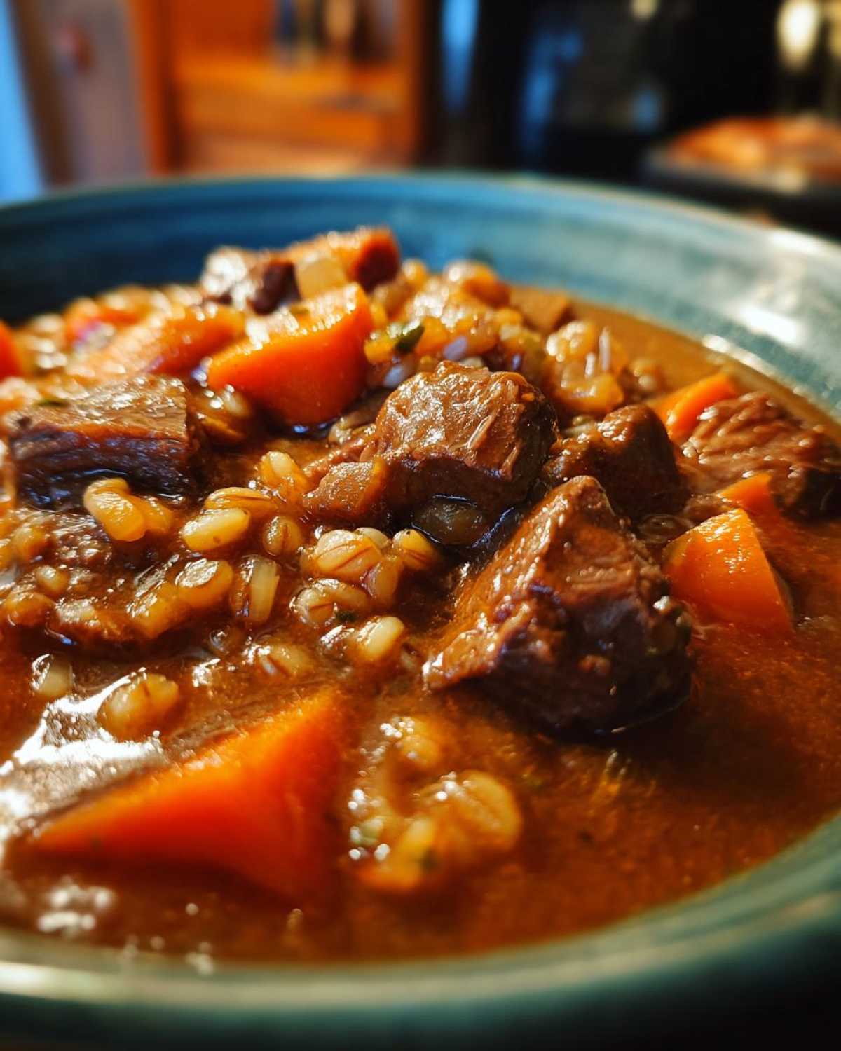 Slow Cooker Beef and Barley Stew - detail 4