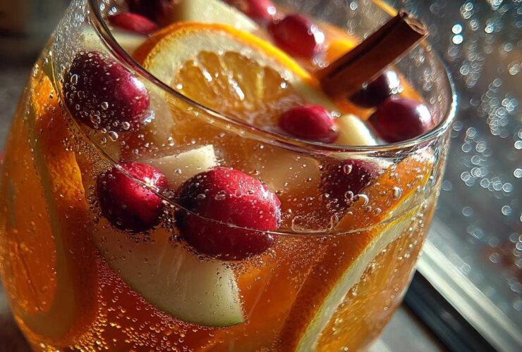 Sparkling Apple Cider Sangria