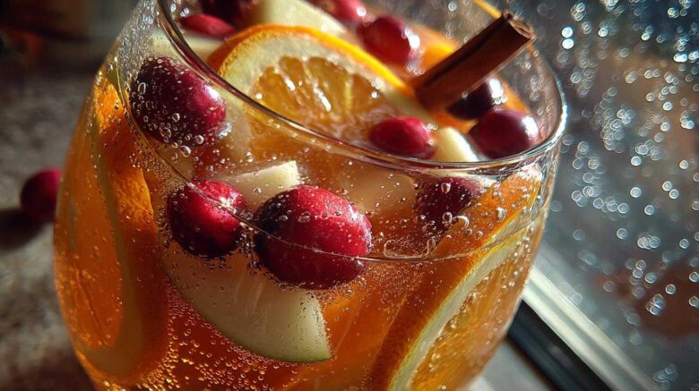 Sparkling Apple Cider Sangria