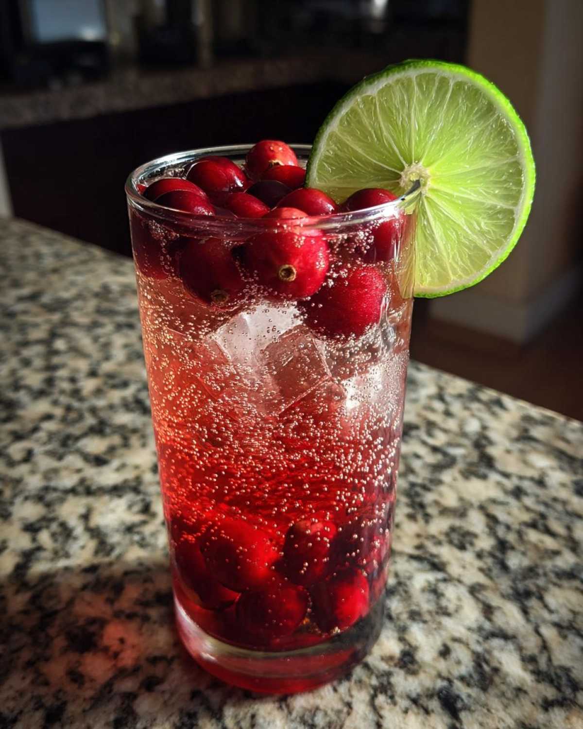 Sparkling Cranberry Pomegranate Mocktail - detail 2