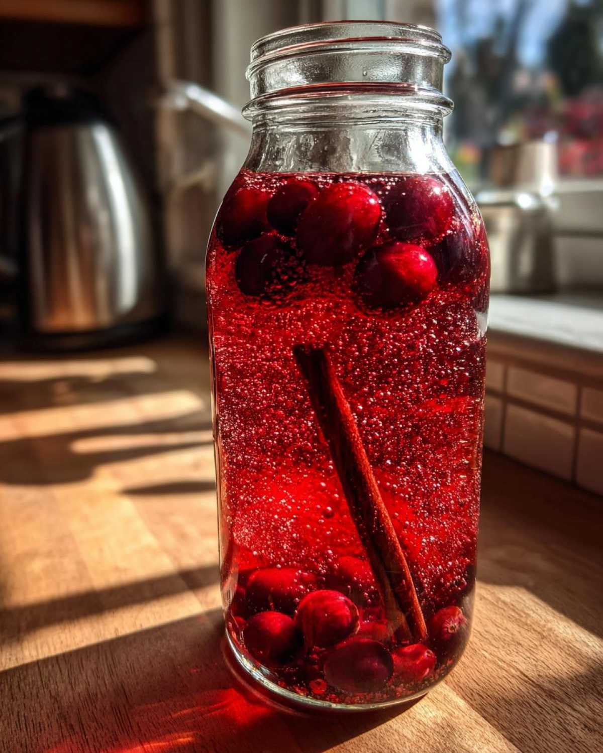 Spiced Cranberry Kombucha - detail 2