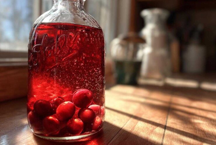 Spiced Cranberry Kombucha