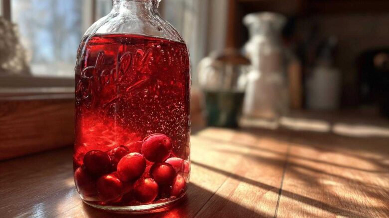Spiced Cranberry Kombucha