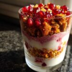 Spiced Pomegranate Yogurt Parfait