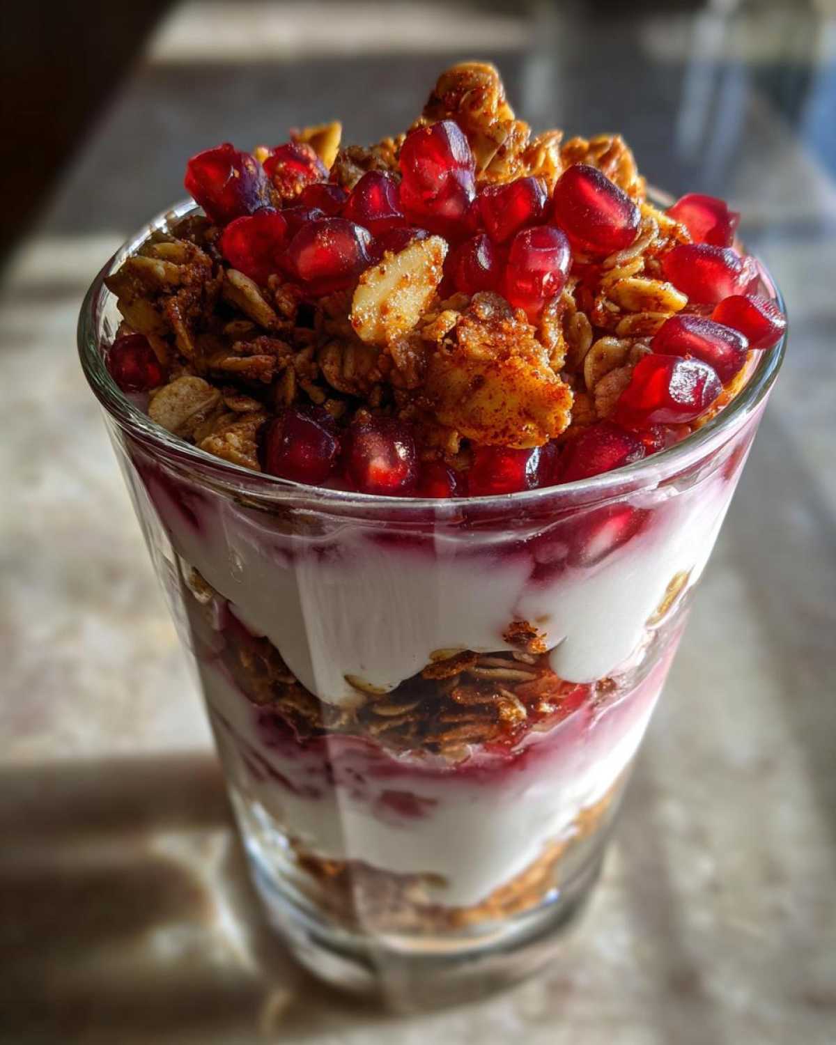 Spiced Pomegranate Yogurt Parfait - detail 4