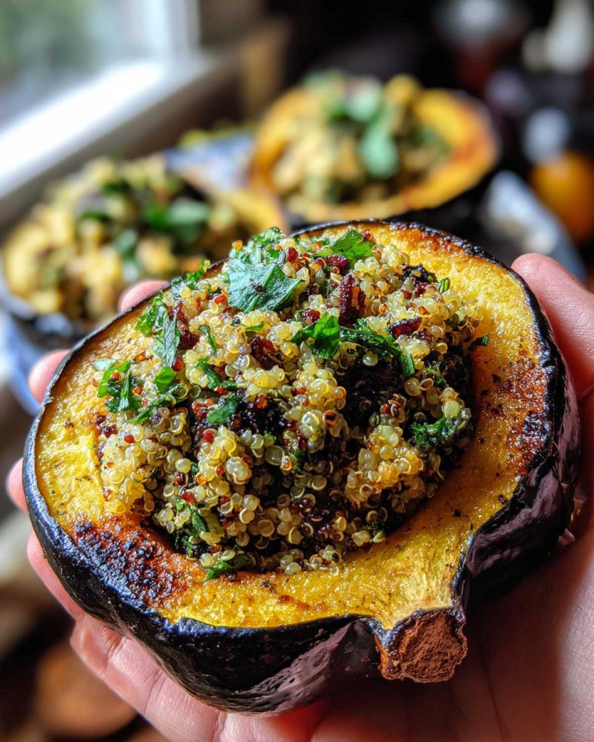 Stuffed Acorn Squash with Quinoa - detail 2