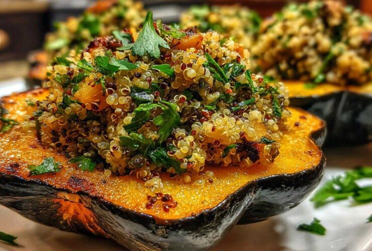 Stuffed Acorn Squash with Quinoa