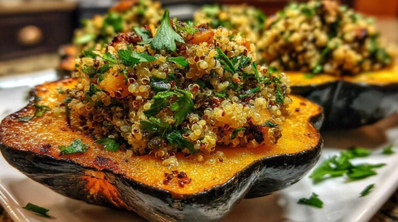 Stuffed Acorn Squash with Quinoa