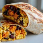 Sweet Potato Breakfast Burrito