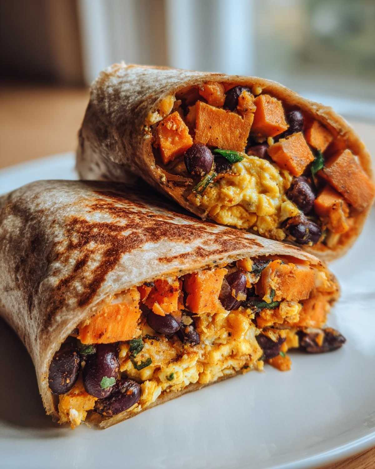 Sweet Potato Breakfast Burrito - detail 3