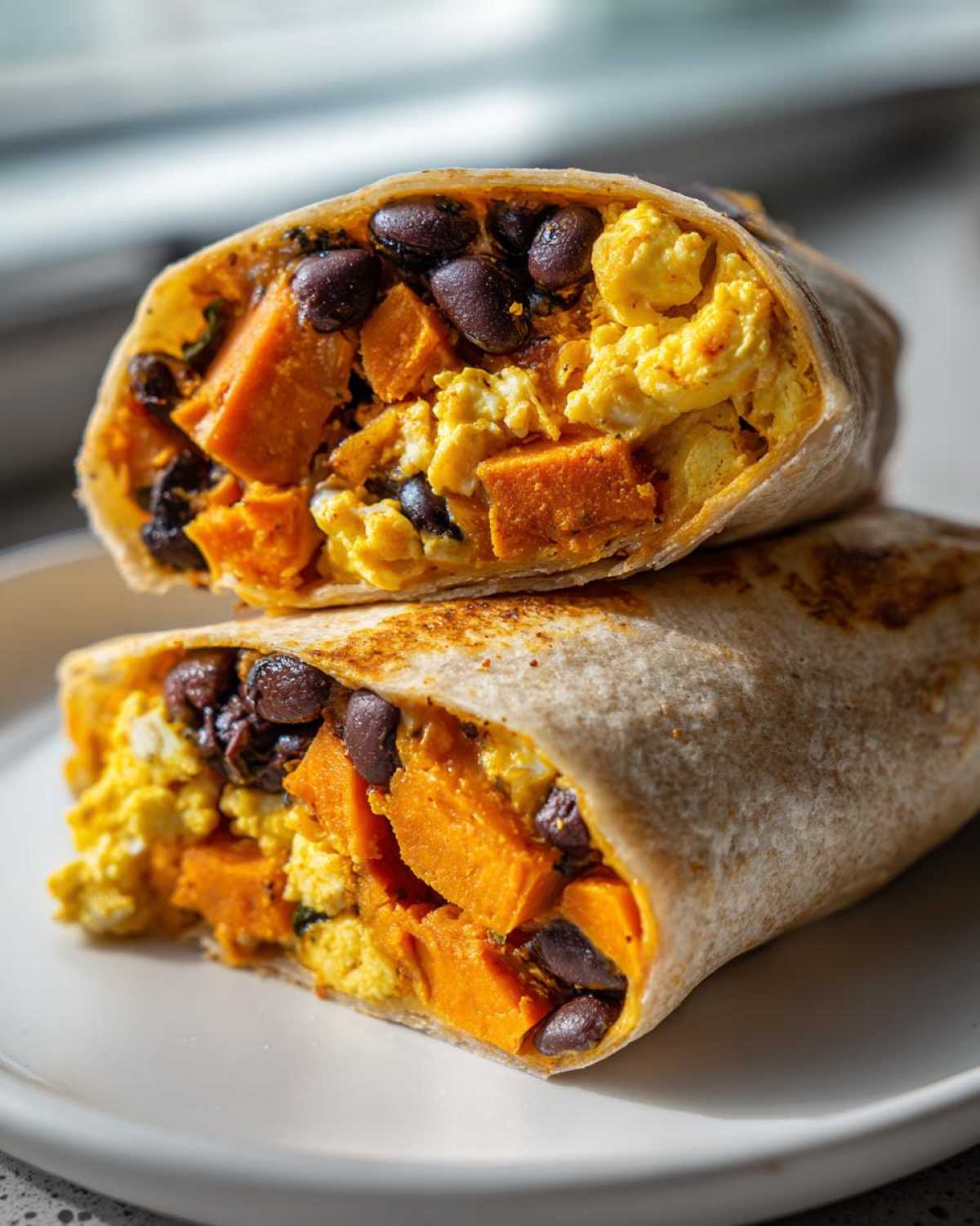 Sweet Potato Breakfast Burrito - detail 4