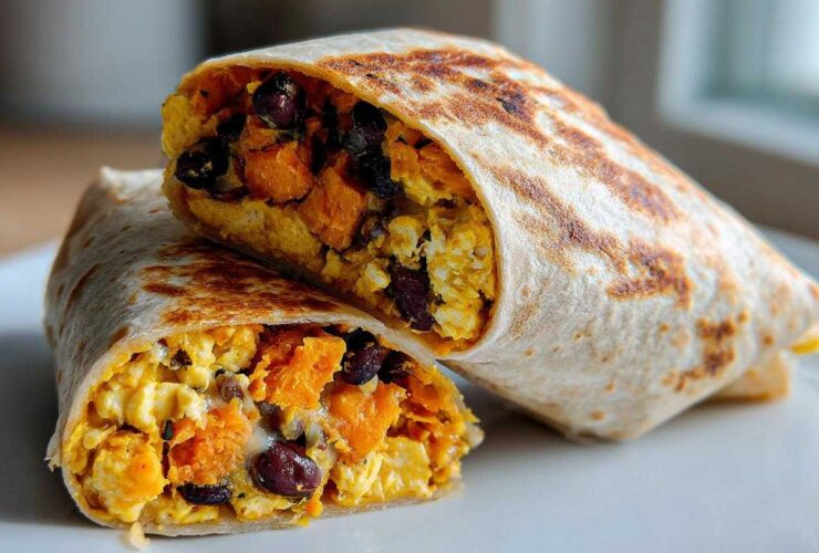 Sweet Potato Breakfast Burrito