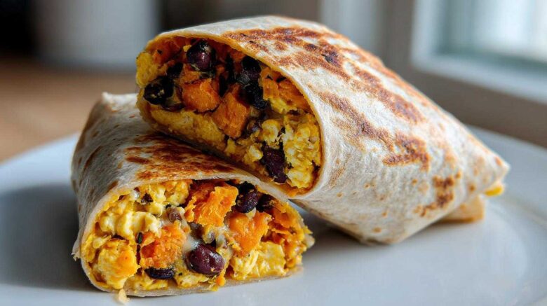 Sweet Potato Breakfast Burrito